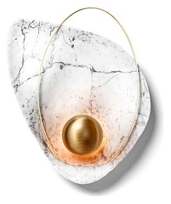 Накладной светильник Inodesign Clam золото арт. 40.5630