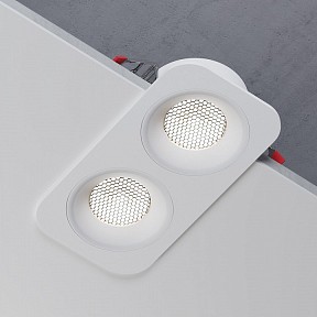Встраиваемый светильник Elektrostandard Tetro белый арт. 15277/LED