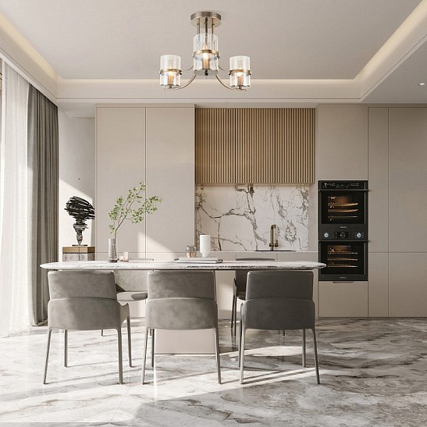 Люстра на штанге Arte Milano Napoli-5124 бронза арт. 335124/3 AB