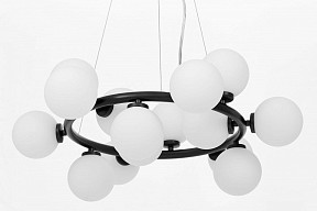Подвесная люстра LUMINA DECO MARSIADA черный арт. LDP 6033-15 BK