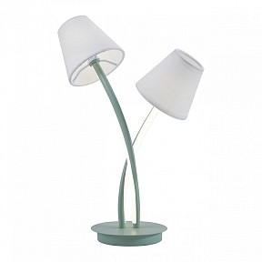 Настольная лампа декоративная MW-Light Аэлита 10 зеленый арт. 480033302