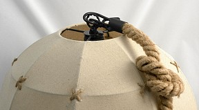Подвесной светильник Lussole Кремона кремовый арт. LSP-9667