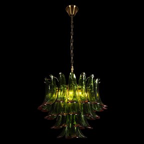 Подвесная люстра Loft it Lilou бронза арт. 10600/600 Green red