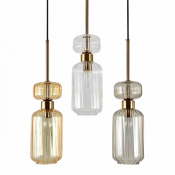 Подвесной светильник Escada GLOSS бронза арт. 1141/3S BG/CL/AM