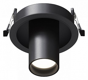 Встраиваемый светильник Maytoni FOCUS S черный арт. C048CL-01-GU10-B