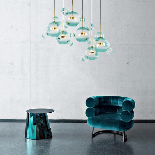 Подвесной светильник Loft it Bolle желтый арт. 2027-P1 Blue