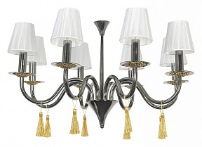 Подвесная люстра Arti Lampadari Pontone графитовый арт. Pontone E 1.1.8 PB