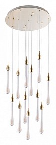 Подвесная люстра Arte Lamp Raindrop латунь арт. A1803LM-36PB
