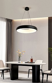 Подвесной светильник Lussole Crook черный арт. LSP-7362