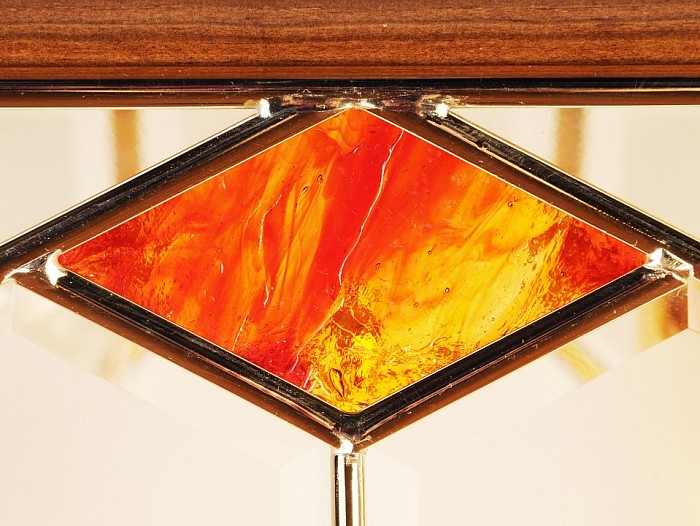 Накладной светильник Doge Luce 1028 золото арт. 1028/2PL-LN.Satinato+R.Rosso GOLD