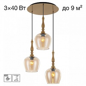 Подвесной светильник Citilux NORT бронза арт. CL475012
