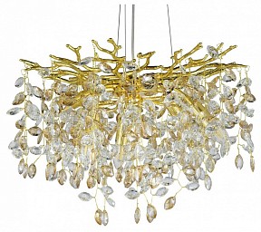 Подвесная люстра LUMINA DECO Brevia золото арт. LDP 8027-600 GD
