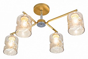 Люстра на штанге Citilux Клод золото арт. CL137142