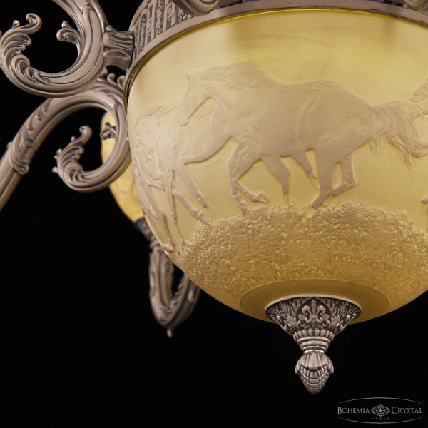 Подвесная люстра Bohemia Ivele Crystal AL7901 белый арт. AL79101P/8/250 WMN P1 U Horse