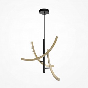 Люстра на штанге Maytoni Wabi черный арт. MOD428PL-L27BK