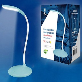 Настольная лампа офисная Uniel TLD-558 яркие арт. TLD-558 Blue/LED/280Lm/5000K/Dimmer