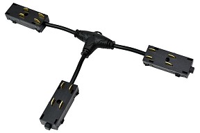 Соединитель для треков Denkirs SMART UNI черный арт. TR2115-BK