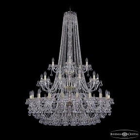 Подвесная люстра Bohemia Ivele Crystal 1409 золото арт. 1409/20+10+5/400/h-160/3d G