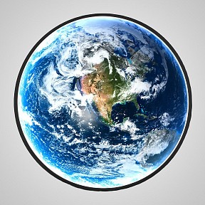 Накладной светильник Imperiumloft COSMOS EARTH черный арт. cosmos-earth01
