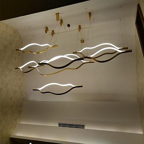 Подвесной светильник Imperiumloft Tape Light золото арт. TRUDY01