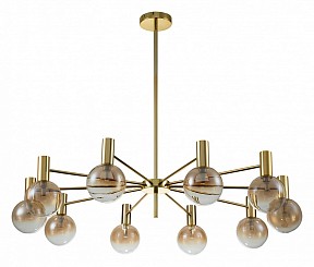 Люстра на штанге Indigo Collana желтый арт. 13015/10R Gold