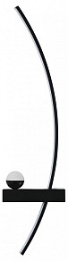 Бра Escada Ray черный арт. 10220/2LED Black R