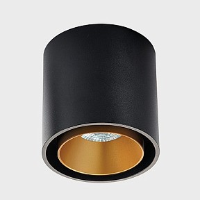 Накладной светильник Italline SKY черный арт. SKY black + SKY R gold