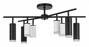 Люстра на штанге Lightstar Rullo черный арт. LR7283648740