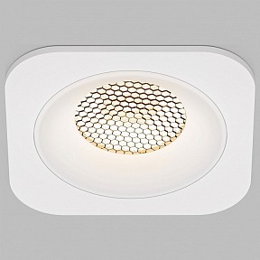 Встраиваемый светильник Elektrostandard Tetro белый арт. 15276/LED