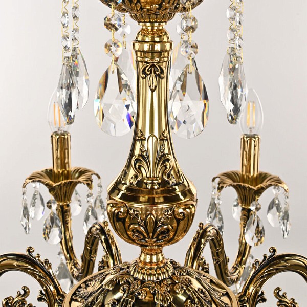 Подвесная люстра Bohemia Ivele Crystal AL7901 золото арт. AL79101/8/250 B GB