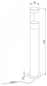 Наземный светильник Elektrostandard Nimbus серый арт. 35126/F