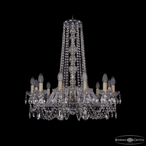 Подвесная люстра Bohemia Ivele Crystal 1402 неокрашенный арт. 1402/12/240/h-75 Pa