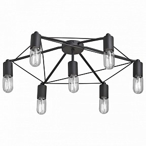 Потолочная люстра Vitaluce 4448 черный арт. V4448-1/7PL