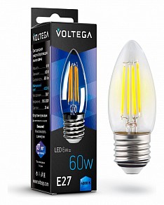 Лампа светодиодная Voltega Candle E27 6W  арт. 7029
