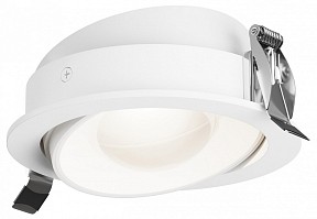Встраиваемый светильник Maytoni Lens белый арт. DL105-12W3K-W