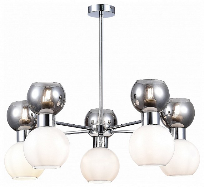 Люстра на штанге EVOLUCE Thonet серый арт. SLE1138-102-10