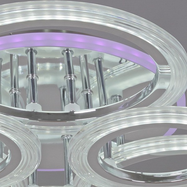 Потолочная люстра Reluce 9812 белый арт. 09812-3.3-3+3D CR (RGB)