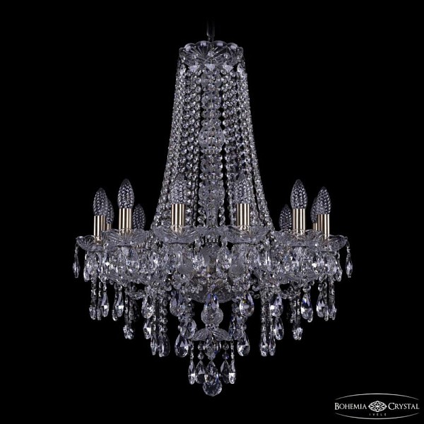 Подвесная люстра Bohemia Ivele Crystal 1415 золото арт. 1415/12/200/h-75 Pa