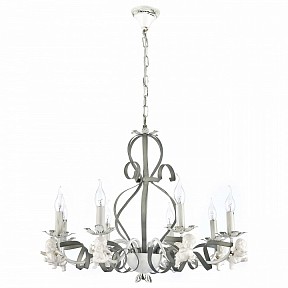 Подвесная люстра Arti Lampadari Surano серый арт. Surano E 1.1.8 S