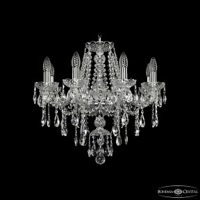 Подвесная люстра Bohemia Ivele Crystal 1415 никель арт. 1415/8/200 Ni