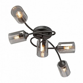 Потолочная люстра Vitaluce V2048 черный арт. V2048-1/5PL