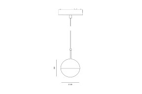 Подвесной светильник SWG PRO SLIM черный арт. SL-SLIM-SFBL-6-CCT