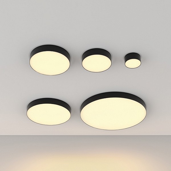 Накладной светильник Maytoni Zon черный арт. C032CL-45W2.7K-RD-B