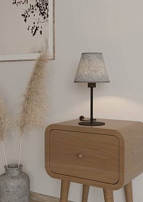 Настольная лампа декоративная Eglo Alsager черный арт. 43986