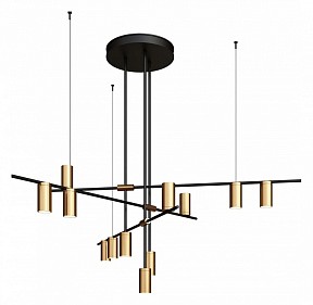 Люстра на штанге Loft it Tribes черный арт. 8120-12