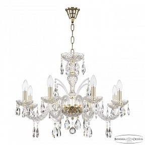Подвесная люстра Bohemia Ivele Crystal 118 золото арт. 118/8/240 G