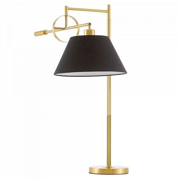 Настольная лампа декоративная LUMINA DECO 1124 латунь арт. LDT 1124 MD+BK