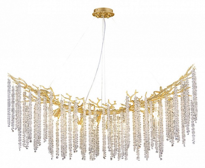 Подвесная люстра Divinare Salice золото арт. 3133/01 SP-14