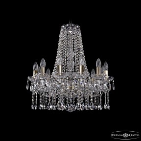Подвесная люстра Bohemia Ivele Crystal 1413 золото арт. 1413/12/200/h-60 Pa