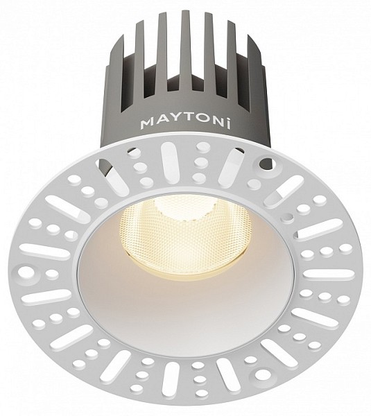 Встраиваемый светильник Maytoni Technical Dip белый арт. DL121-15W-3K-TRS-W